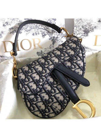 Christian Dior Top Quality Saddle Dark-Blue Bags
